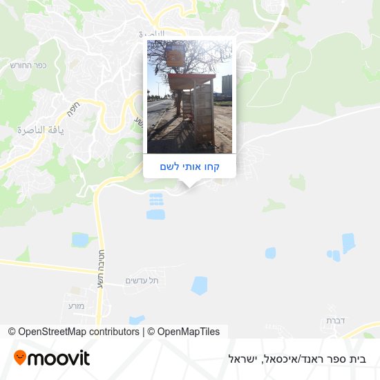 מפת בית ספר ראנד/איכסאל