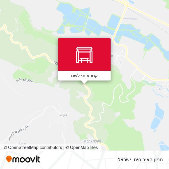 מפת חניון האירוסים