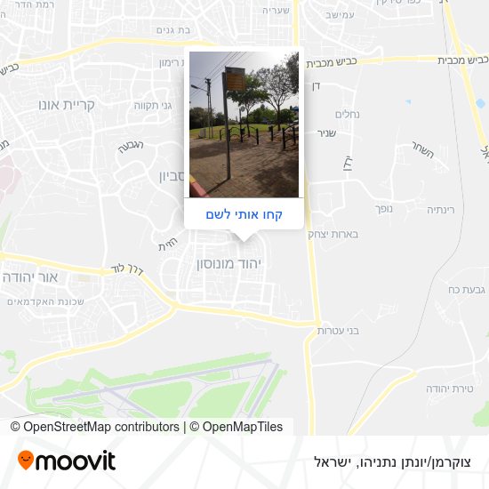 מפת צוקרמן/יונתן נתניהו