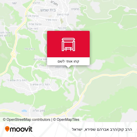 מפת הרב קוק/הרב אברהם שפירא