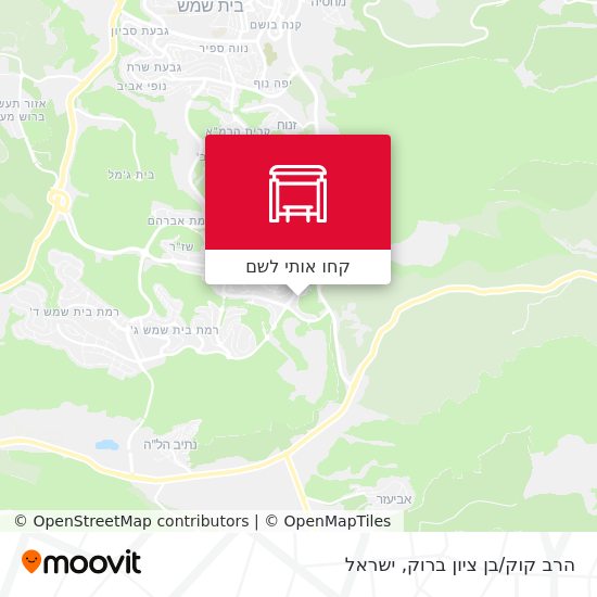 מפת הרב קוק/בן ציון ברוק