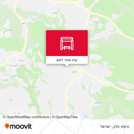 מפת טיפת חלב