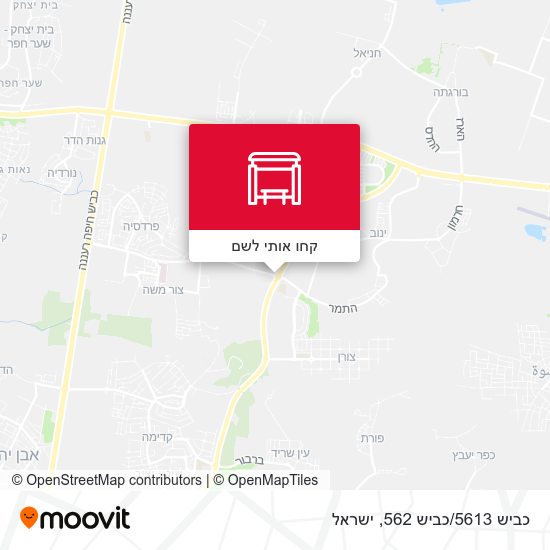 מפת כביש 5613/כביש 562