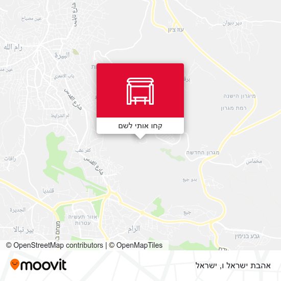 מפת אהבת ישראל ו