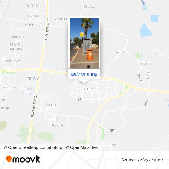 מפת שרת/העלייה