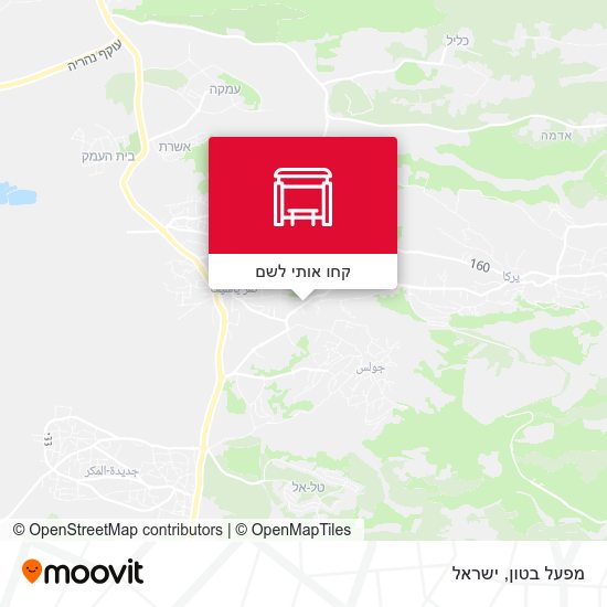 מפת מפעל בטון
