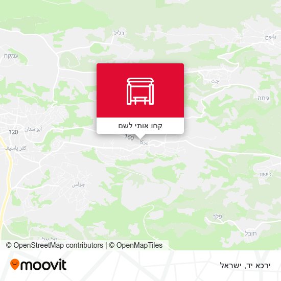 מפת ירכא יד