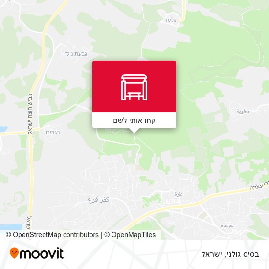 מפת בסיס גולני