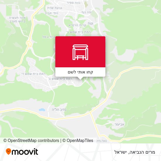 מפת מרים הנביאה
