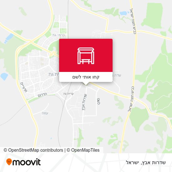 מפת שדרות אבץ