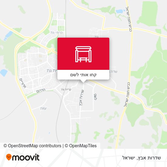 מפת שדרות אבץ