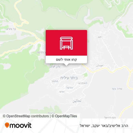 מפת הרב אלישיב/באר יעקב
