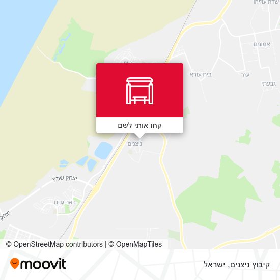 מפת קיבוץ ניצנים