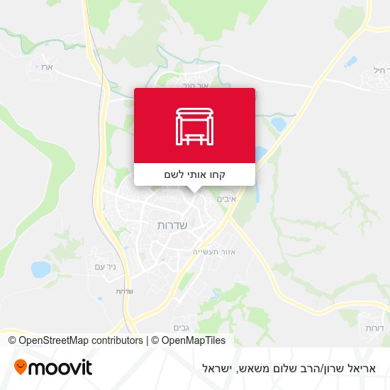 מפת אריאל שרון/הרב שלום משאש