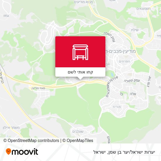 מפת יערות ישראל/יער בן שמן