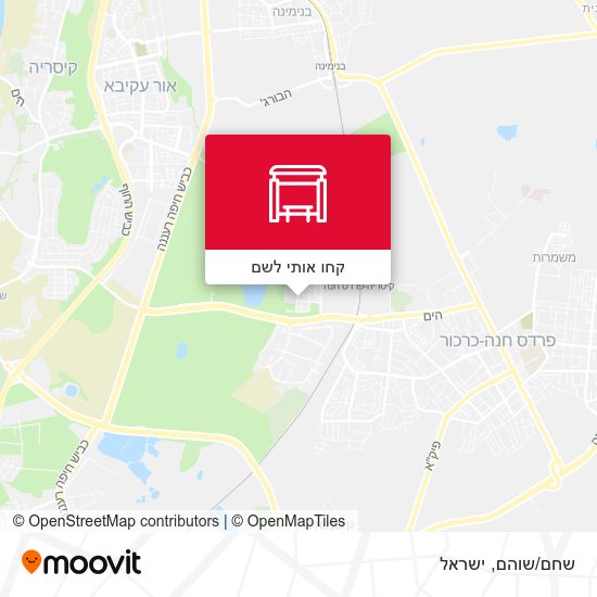 מפת שחם/שוהם