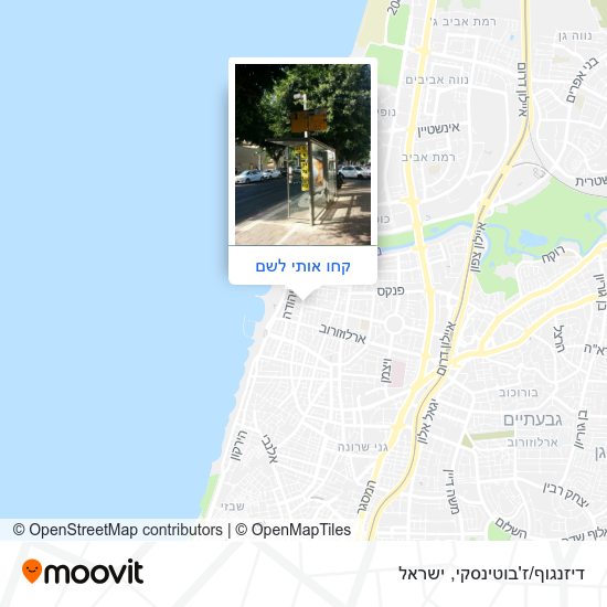 מפת דיזנגוף/ז'בוטינסקי