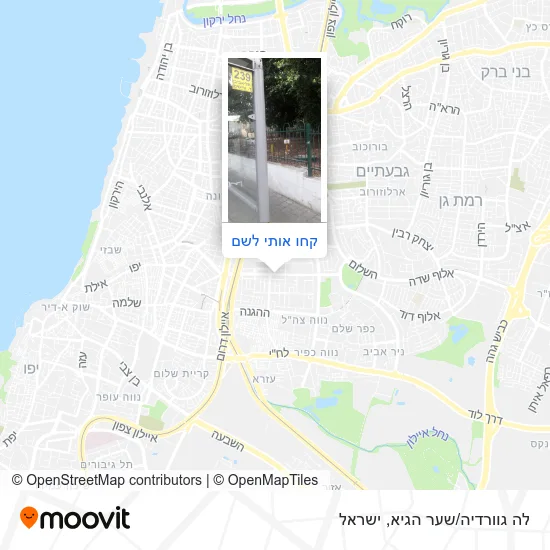 מפת לה גוורדיה/שער הגיא