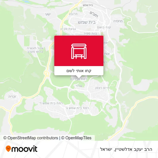 מפת הרב יעקב אדלשטיין