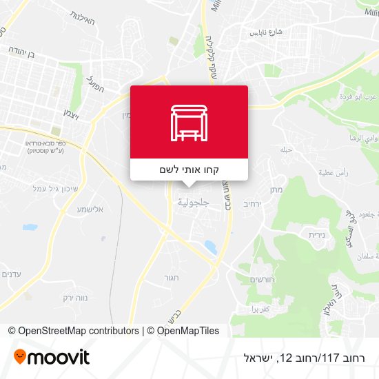 מפת רחוב 117/רחוב 12