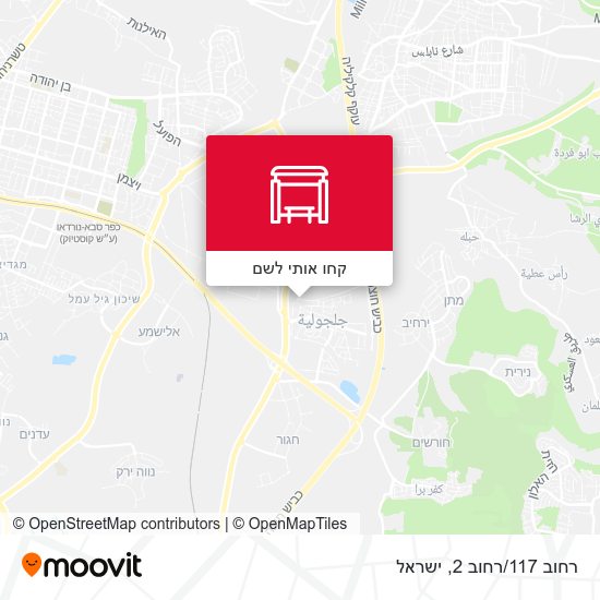 מפת רחוב 117/רחוב 2