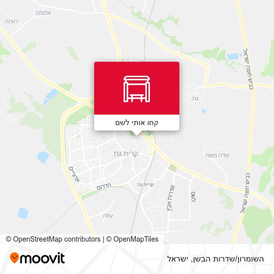מפת השומרון/שדרות הבשן