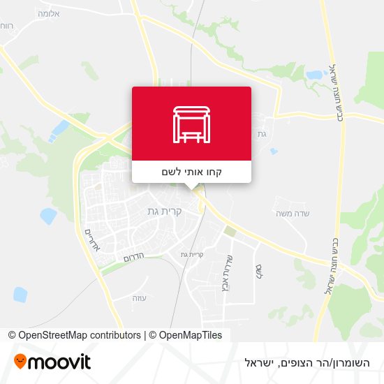 מפת השומרון/הר הצופים