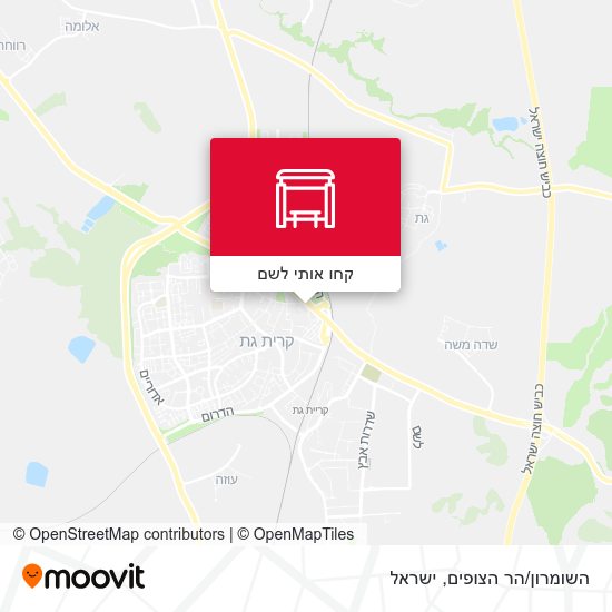מפת השומרון/הר הצופים