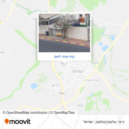 מפת כיכר גולומב/גולומב