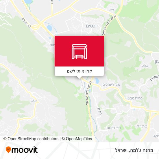 מפת מחנה ג'למה