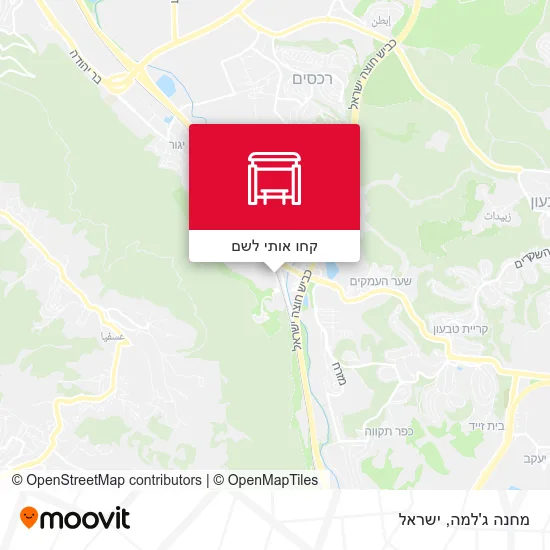 מפת מחנה ג'למה