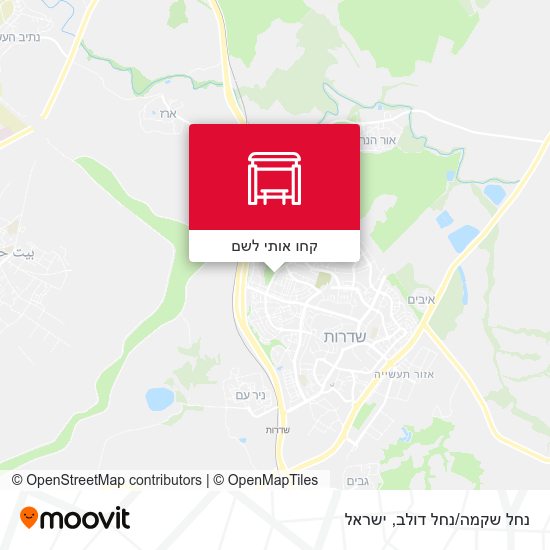 מפת נחל שקמה/נחל דולב