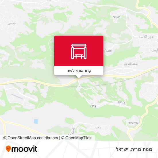 מפת צומת צורית