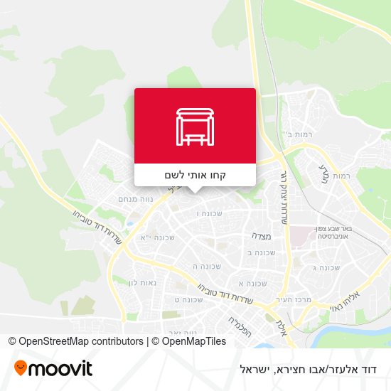 מפת דוד אלעזר/אבו חצירא