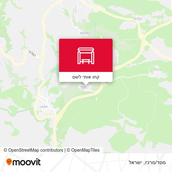 מפת מסד/מרכז