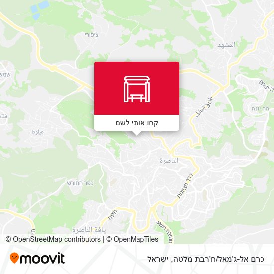 מפת כרם אל-ג'מאל/ח'רבת מלטה