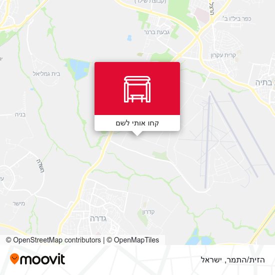 מפת הזית/התמר
