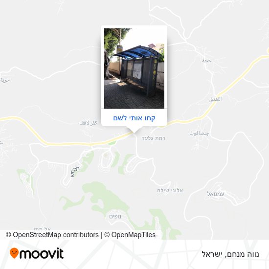 מפת נווה מנחם