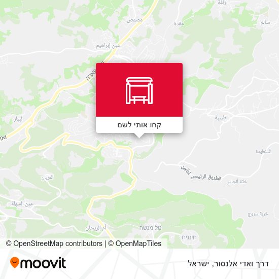 מפת דרך ואדי אלנסור