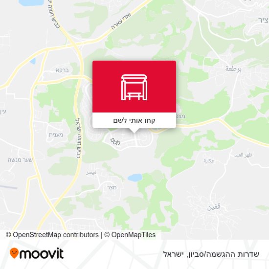 מפת שדרות ההגשמה/סביון