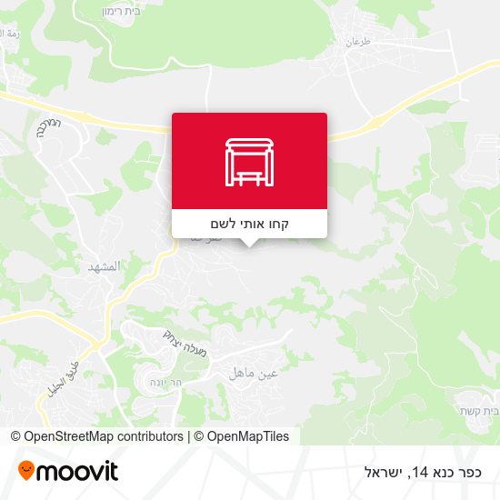 מפת כפר כנא 14