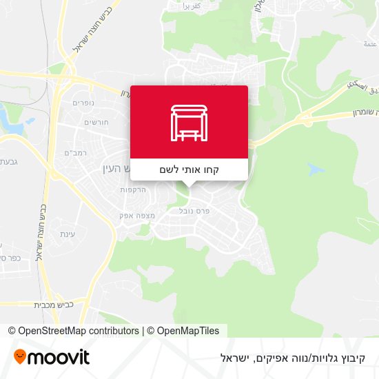מפת קיבוץ גלויות/נווה אפיקים