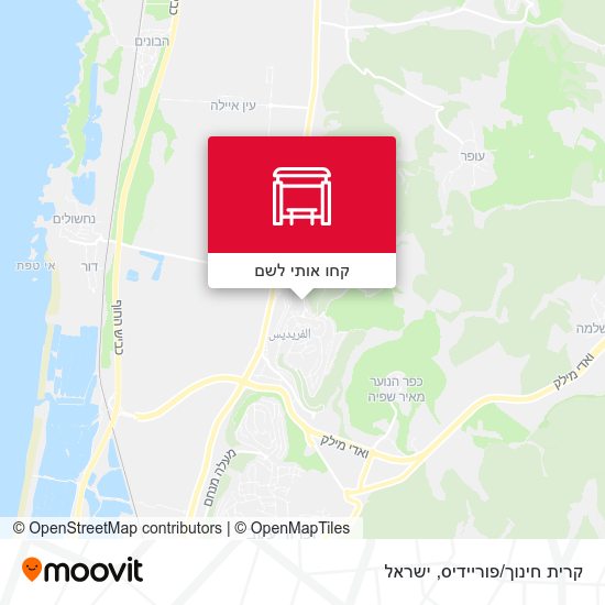 מפת קרית חינוך/פוריידיס