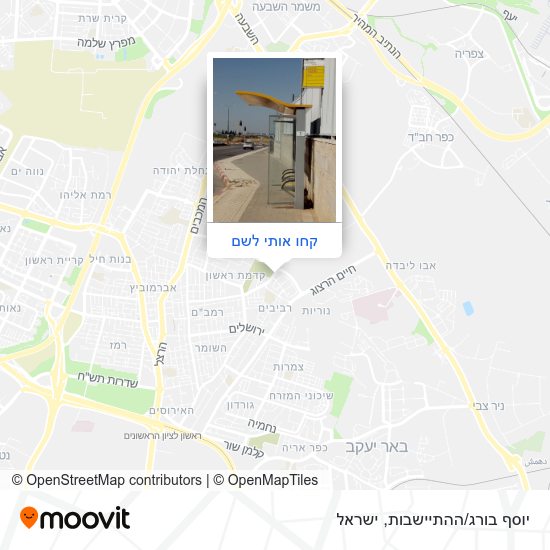 מפת יוסף בורג/ההתיישבות
