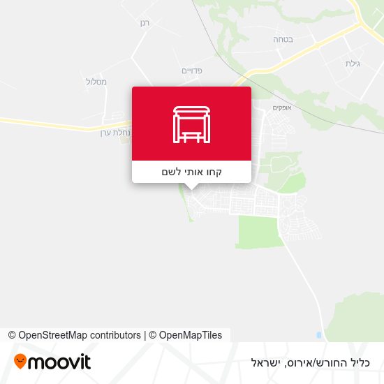 מפת כליל החורש/אירוס