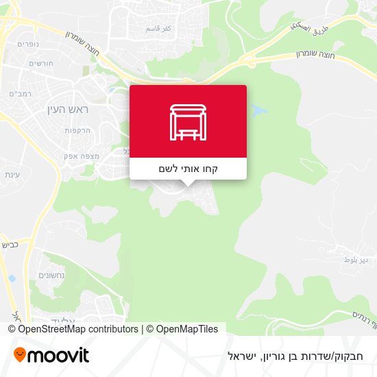 מפת חבקוק/שדרות בן גוריון