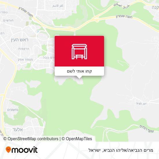 מפת מרים הנביאה/אליהו הנביא