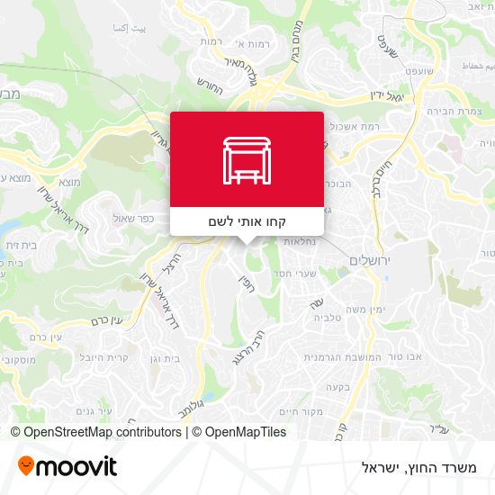 מפת משרד החוץ