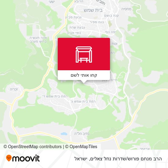 מפת הרב מנחם פורוש/שדרות נחל צאלים