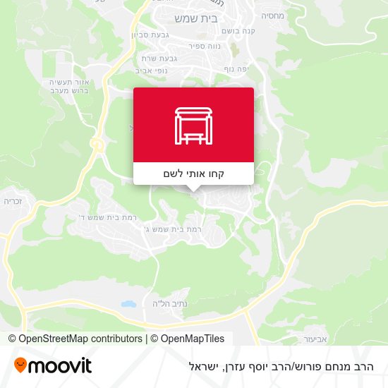מפת הרב מנחם פורוש/הרב יוסף עזרן